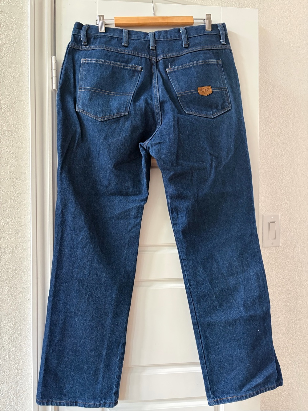 Men's Straight-Leg Jeans in Dark Blue by Lee